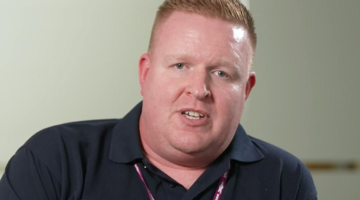 Screenshot of video of Matthew