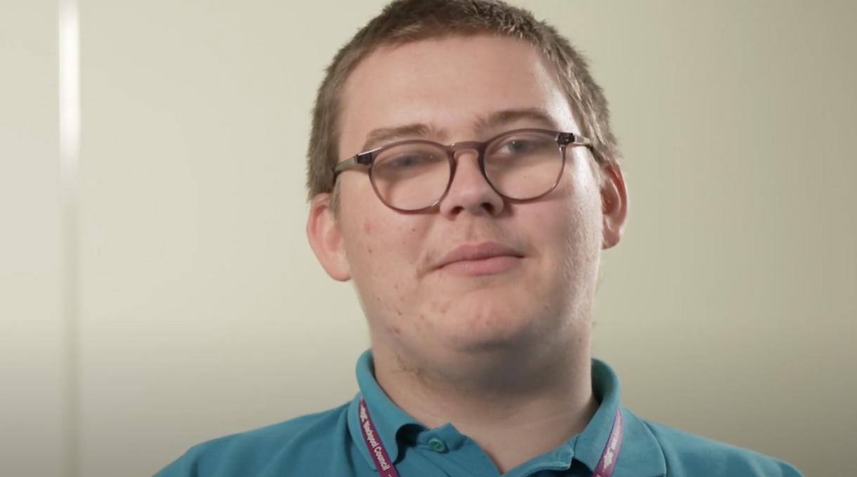 Screenshot of video of Matthew