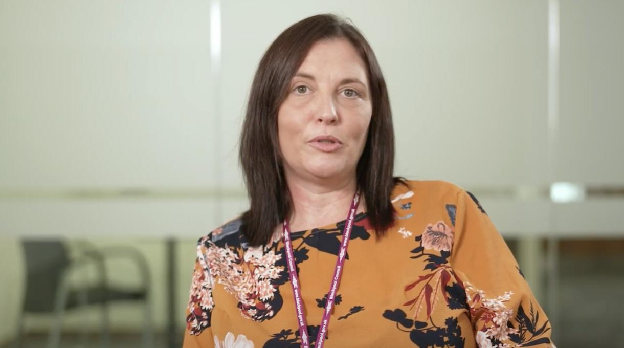 Screenshot of video of Shelley